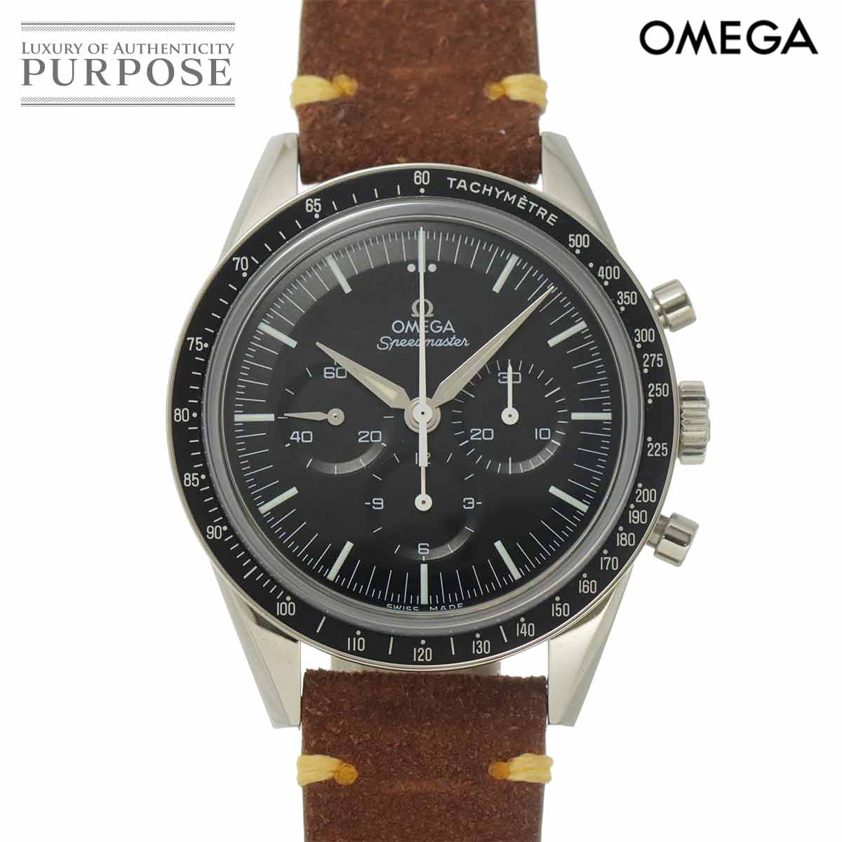 OMEGA スピードマスター ファーストオメガ インスペース ムーンウォッチ 311 32 40 30 01 001 クロノグラフ メンズ 腕時計 ブラック 手巻き ウォッチ Speedmaster オメガ 90320801