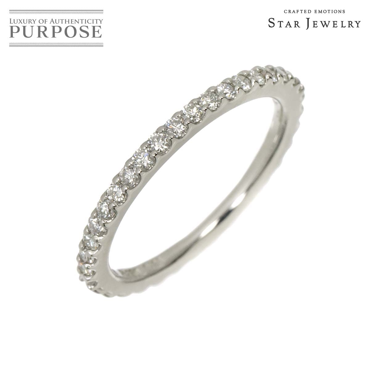 Star Jewelry 9号 リング ハーフ ダイヤ 0.28ct Pt プラチナ 指輪 Diamond Ring スタージュエリー 90317814