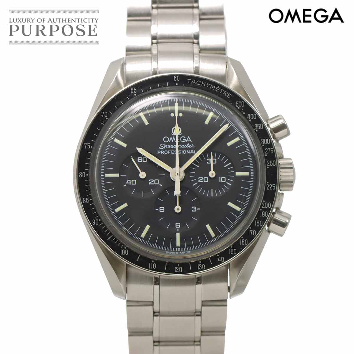 OMEGA スピードマスター プロフェッショナル 3572 50 クロノグラフ メンズ 腕時計 ブラック 手巻き ウォッチ Speedmaster Professional オメガ 90320140