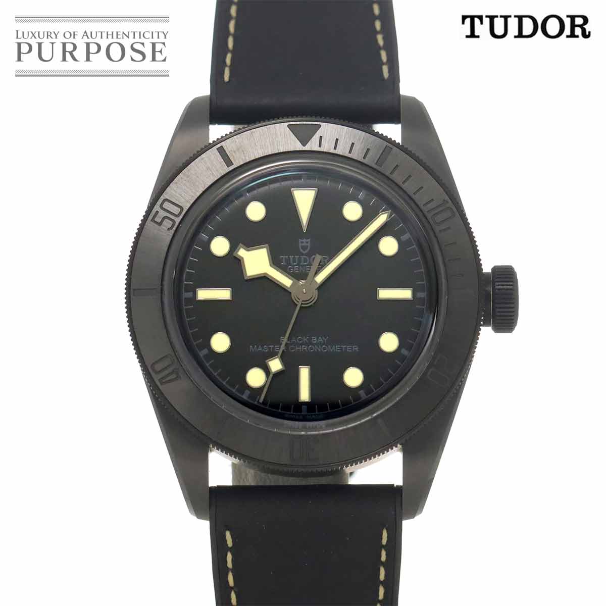 TUDOR ブラックベイ セラミック 79210CNU メンズ 腕時計 ブラック 文字盤 裏スケルトン オートマ 自動巻き ウォッチ チューダー チュードル 90321248