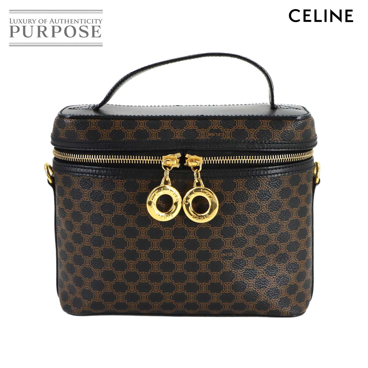 CELINE クラシック ボックス ミディアム ショルダー バッグ レザー 