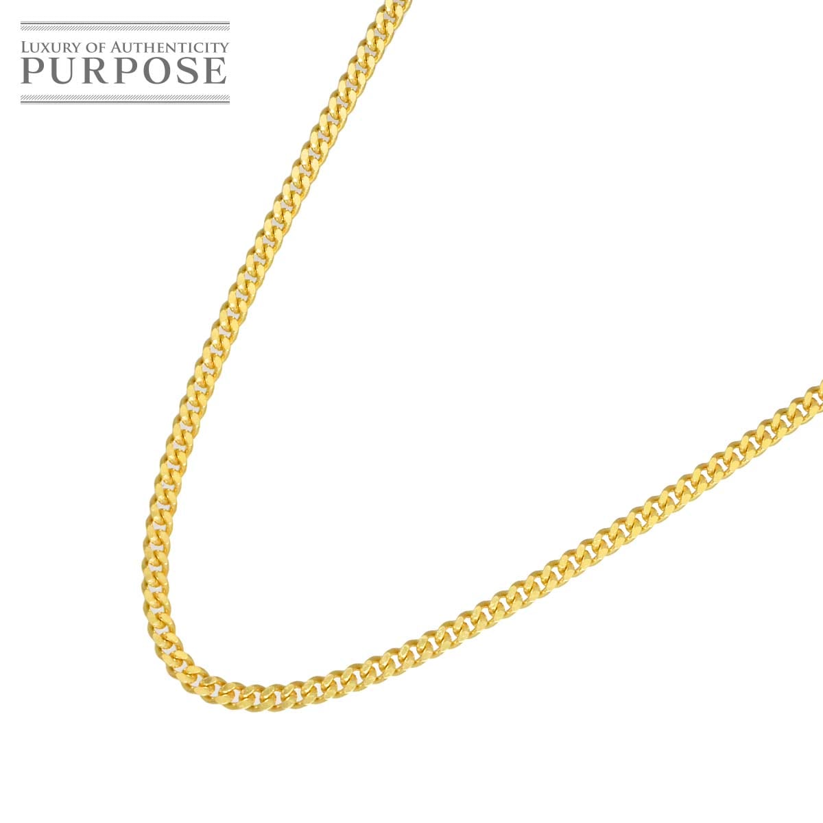 K18 喜平 ネックレス 40cm 2面 6.0g 幅2mm イエローゴールド キヘイ kihei necklace 90317707