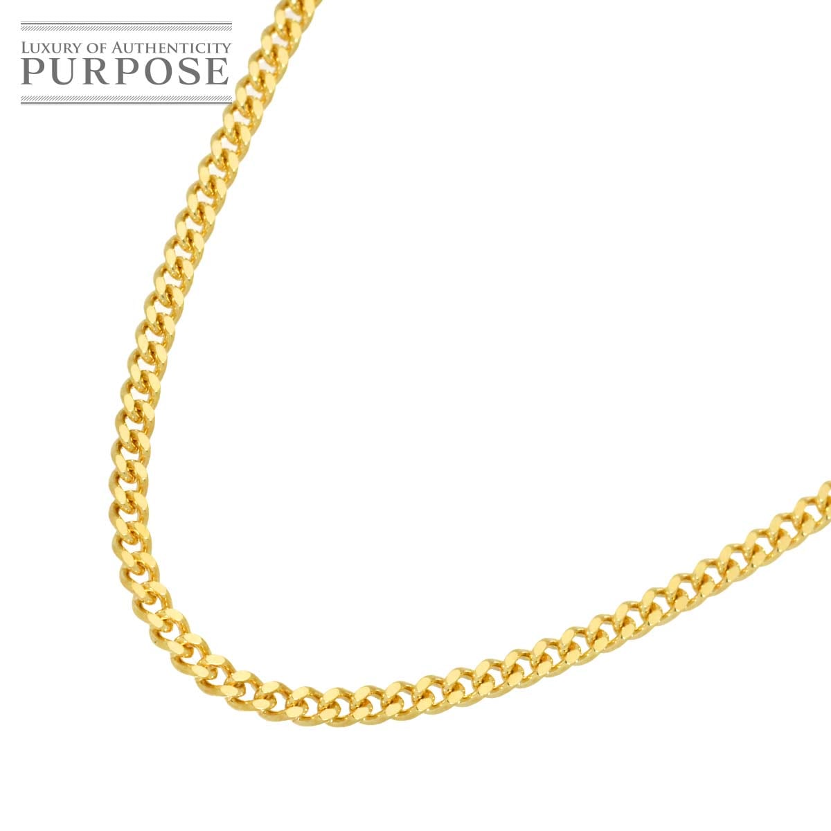 K18 喜平 ネックレス 40cm 2面 10.0g 幅2.5mm イエローゴールド キヘイ kihei necklace 90318134