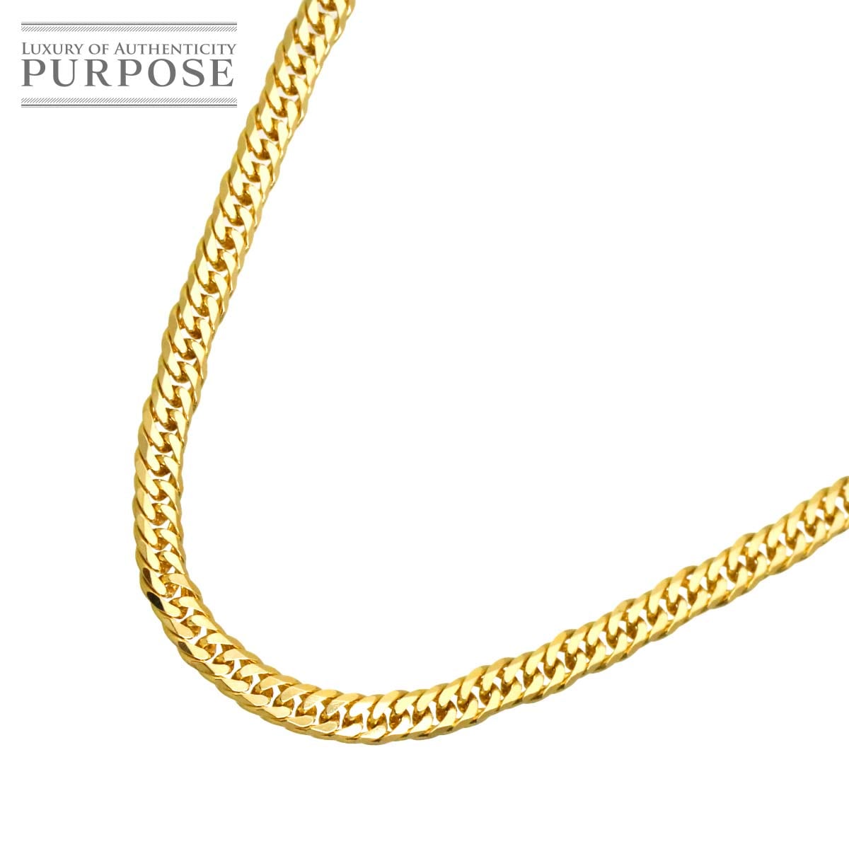 K18 喜平 ネックレス 50cm 6面ダブル 10.3g 幅12.5mm イエローゴールド キヘイ kihei necklace 90318594