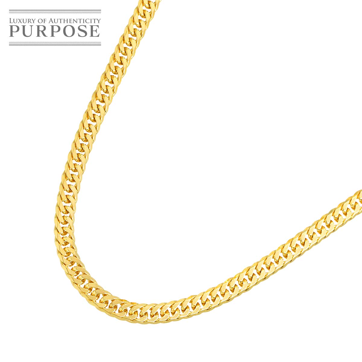 K18 喜平 ネックレス 40cm 6面ダブル 10.2g 幅2.8mm イエローゴールド 750 キヘイ kihei necklace 90318597