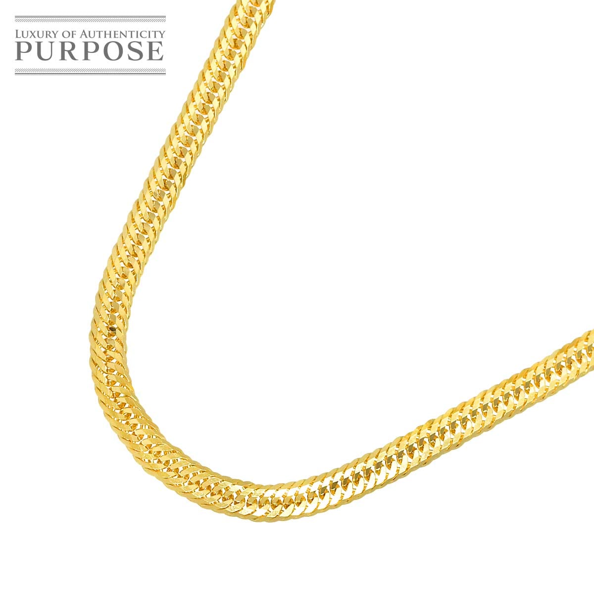 K18 喜平 ネックレス 40.5cm 8面 トリプル 10.1g 幅3.1mm イエローゴールド キヘイ kihei necklace 90318601