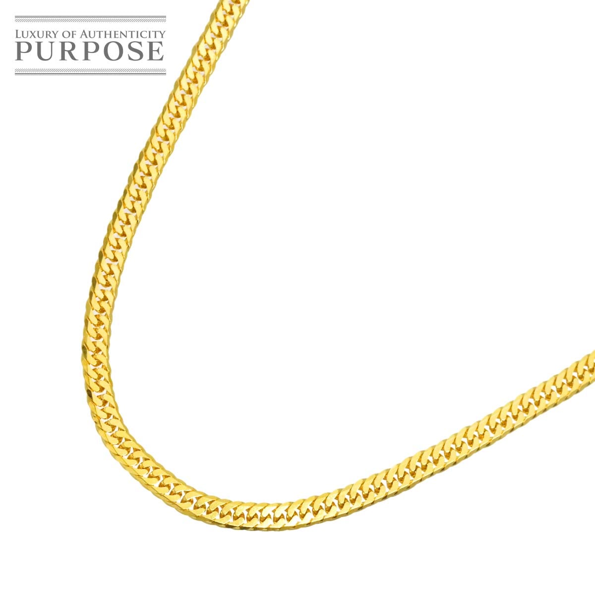 K18 喜平 ネックレス 50cm 6面ダブル 10.1g 幅2.4mm イエローゴールド 750 キヘイ kihei necklace 90319283