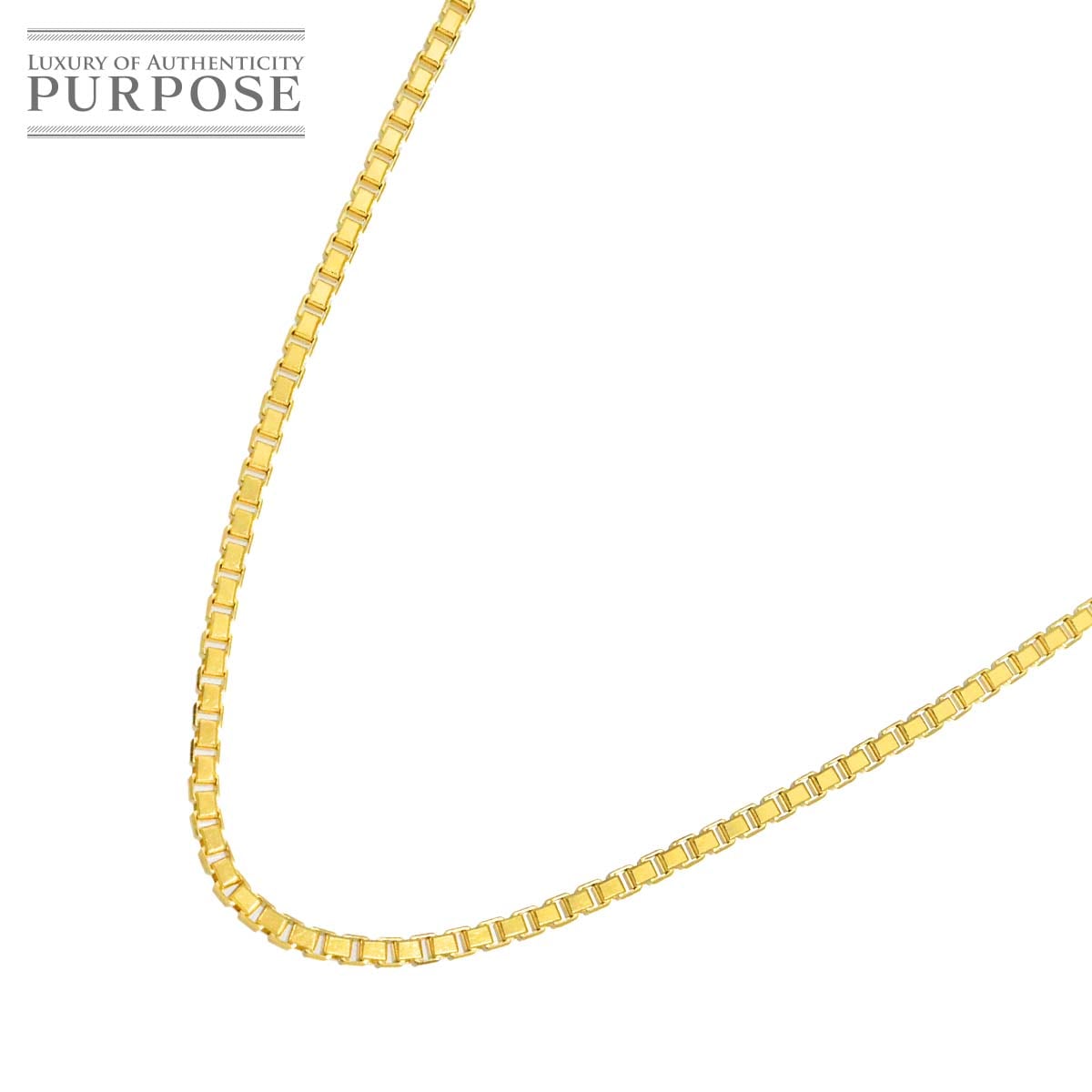 K18 YG ベネチアン ネックレス 50cm イエローゴールド 750 Necklace 90320863