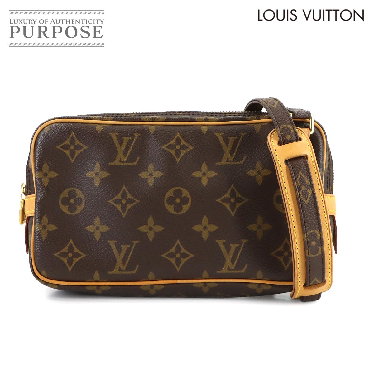 LOUIS VUITTON モノグラム ポシェット マルリー バンドリエール ショルダー バッグ M51828 Pochette Marly Bandouliere ルイ ヴィトン 90316220