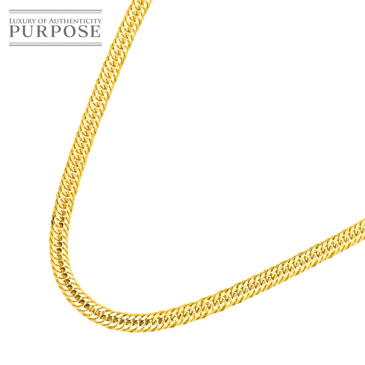 K18 喜平 ネックレス 50cm 8面トリプル 12.6g 幅3.2mm イエローゴールド キヘイ kihei necklace 90321781