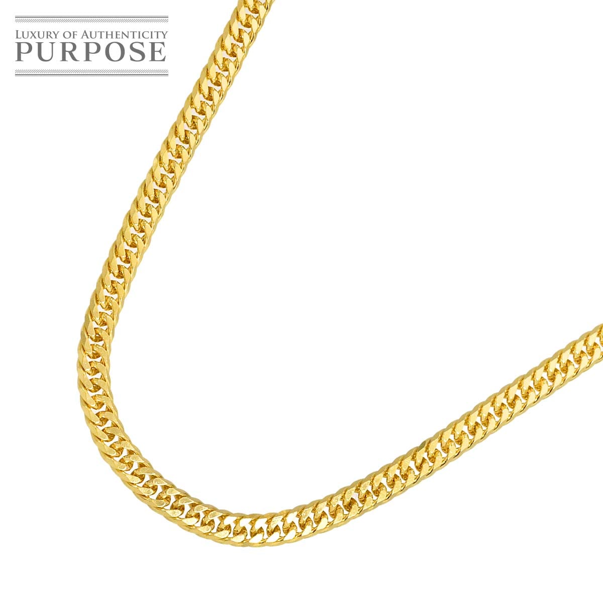 K18 喜平 ネックレス 50cm 6面ダブル 20.3g 幅3.5mm イエローゴールド 750 キヘイ kihei necklace 90322082