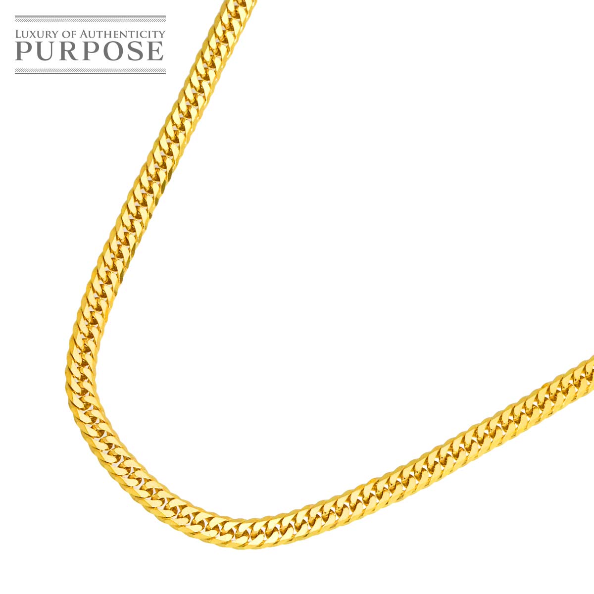 K18 喜平 ネックレス 50.5cm 6面ダブル 30.5g 幅4.3mm イエローゴールド 750 キヘイ kihei necklace 90322083