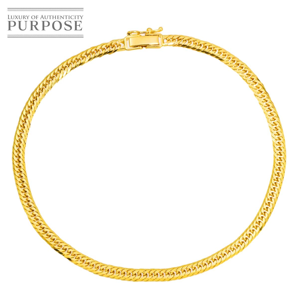 K18 喜平 ブレスレット 24cm 8面トリプル 10.4g 幅3.7mm イエローゴールド 750 キヘイ kihei bracelet 90322763