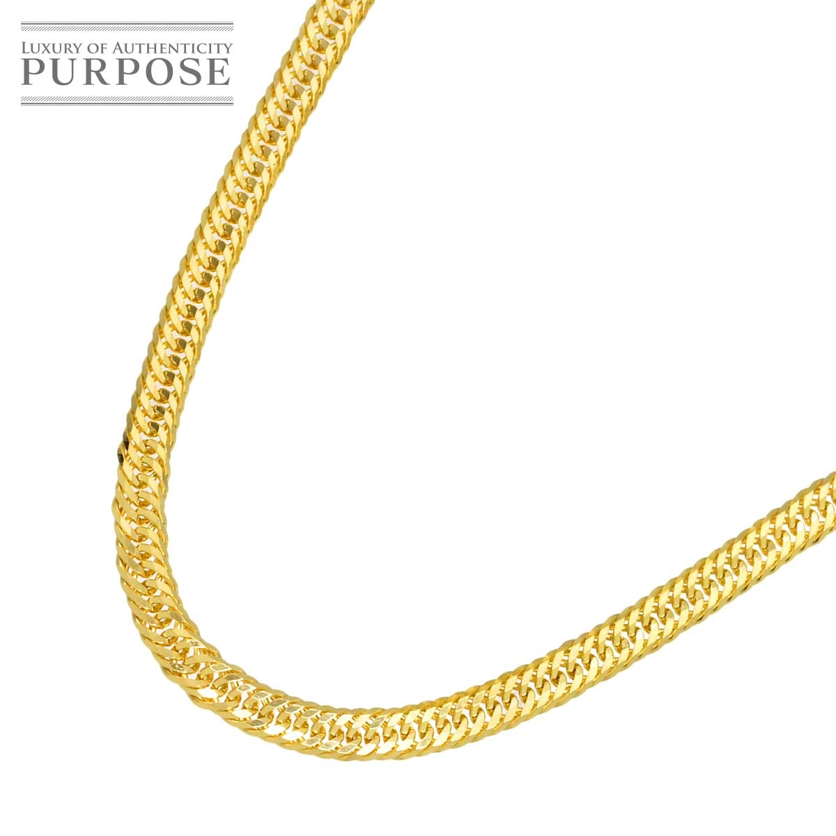 K18 喜平 ネックレス 40cm 8面トリプル 10.3g 幅3.2mm イエローゴールド キヘイ kihei necklace 90322764