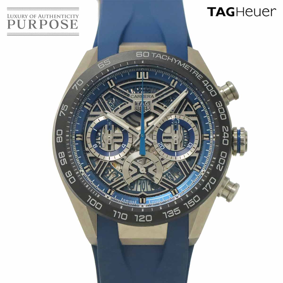 TAG Heuer カレラ エクストリームスポーツ CBU2081 クロノグラフ メンズ 腕時計 デイト スケルトン オートマ 自動巻き ウォッチ Carrera タグホイヤー 90320022