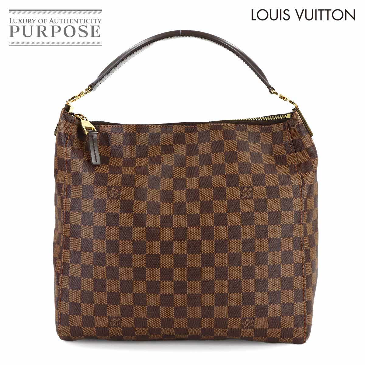 LOUIS VUITTON ダミエ ポートベロー PM ショルダー バッグ エベヌ N41184 Portobello PM ルイ ヴィトン 90320240