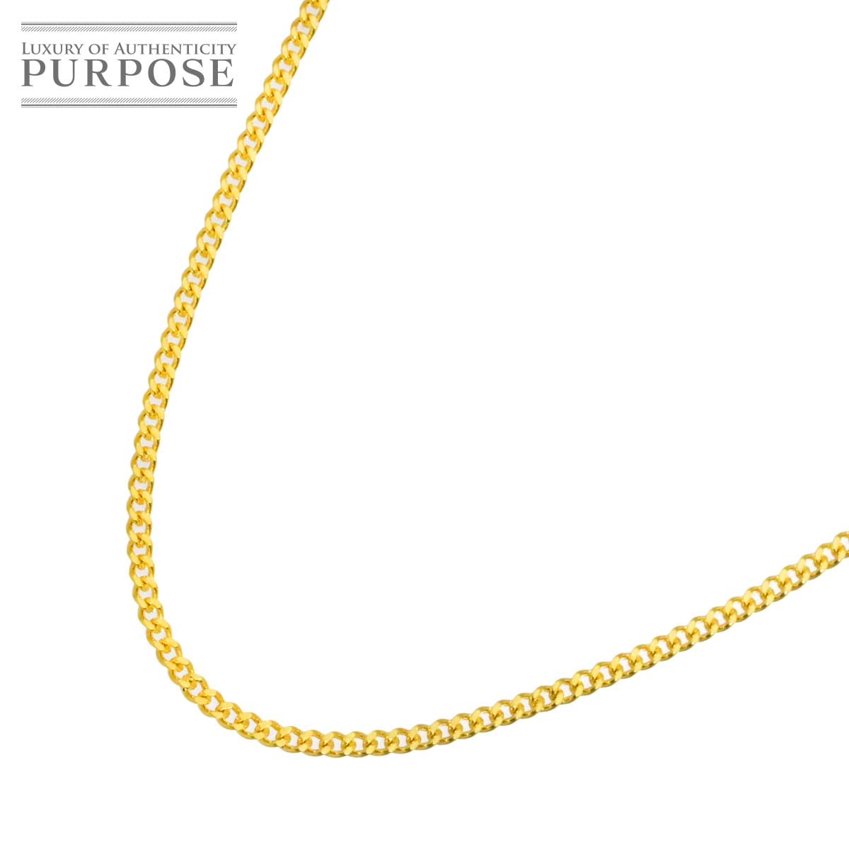 K18 喜平 ネックレス 40cm 2面 2.9g 幅1.4mm イエローゴールド キヘイ kihei necklace 90319276