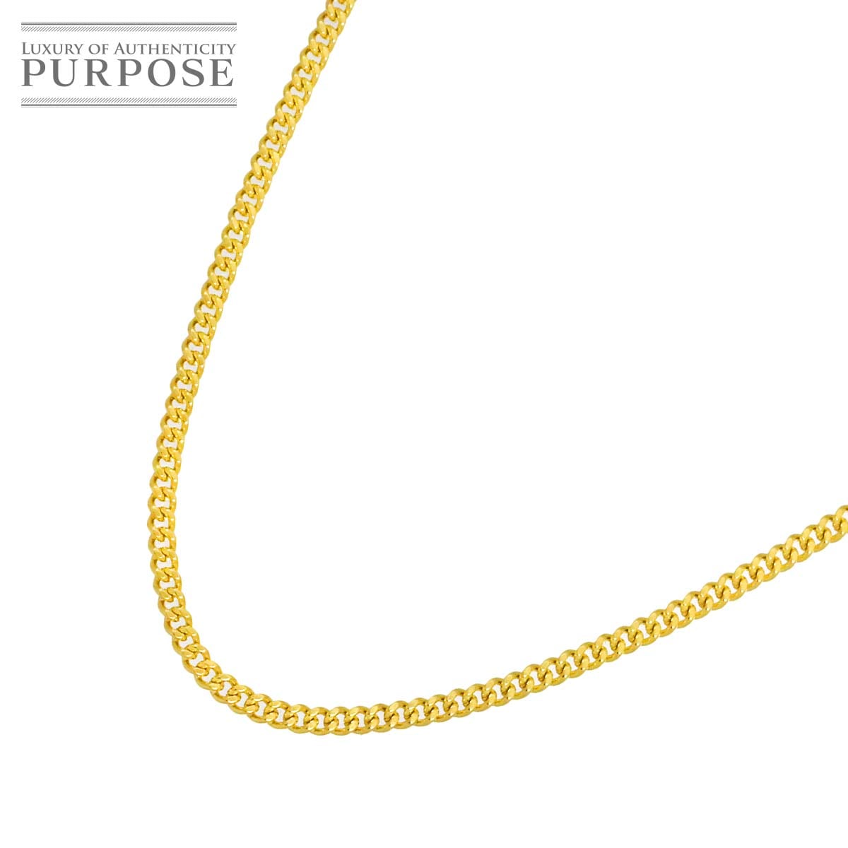 K18 喜平 ネックレス 40cm 2面 3.2g 幅1.4mm イエローゴールド キヘイ kihei necklace 90319277