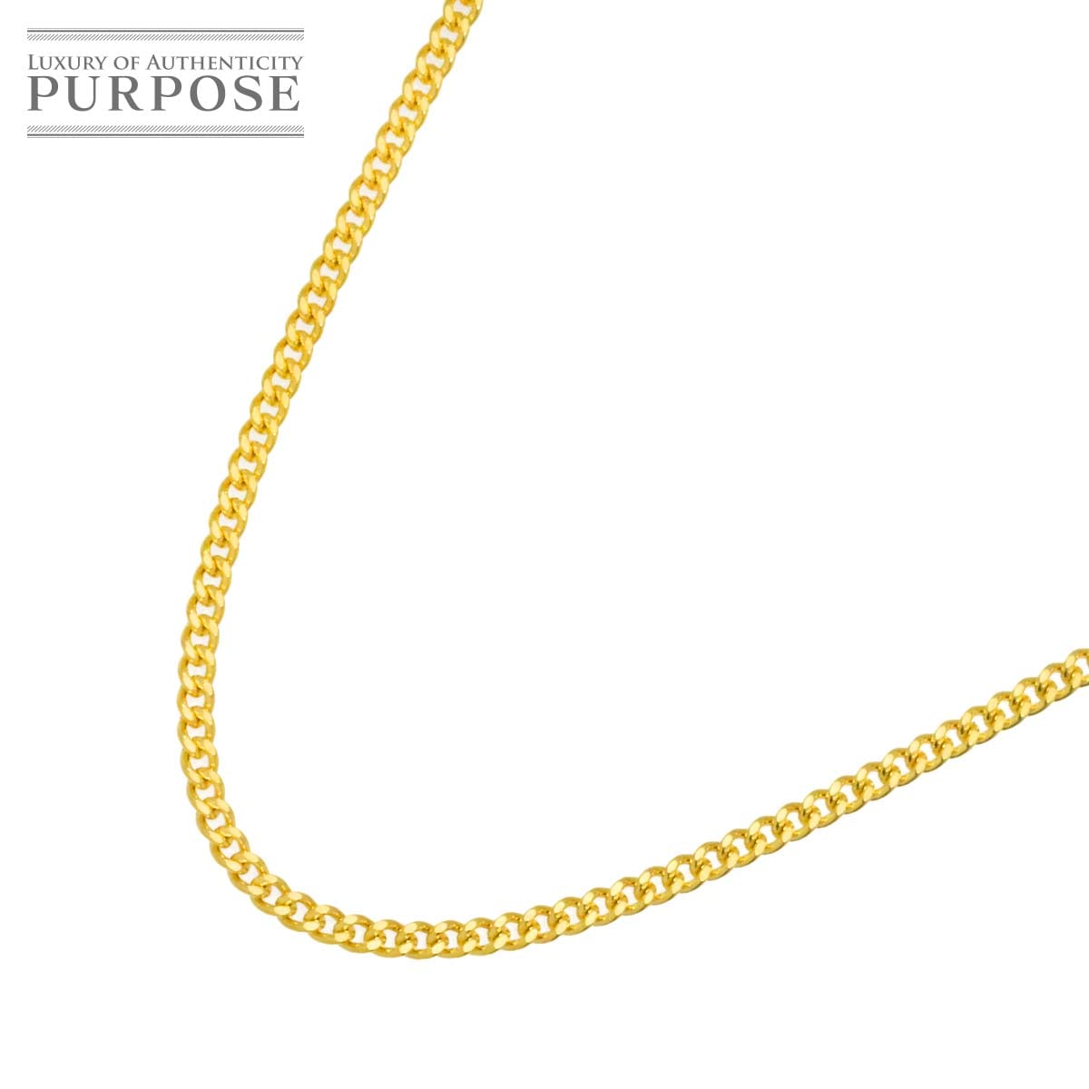 K18 喜平 ネックレス 42cm 2面 4.7g 幅1.7mm イエローゴールド キヘイ kihei necklace 90321191