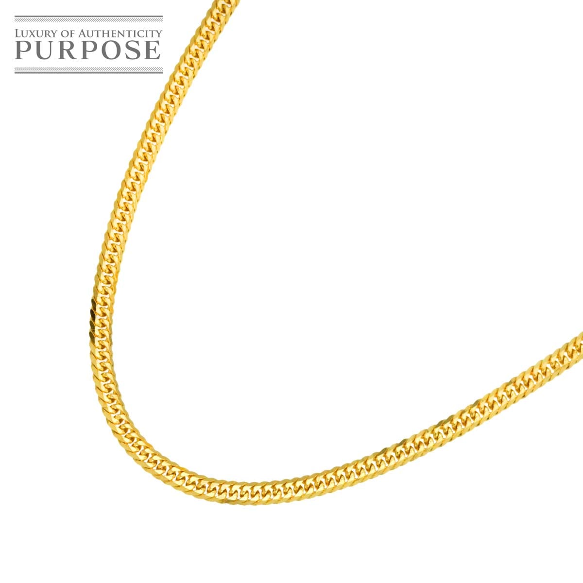 K18 喜平 ネックレス 45cm 6面ダブル 9.2g 幅2.3mm イエローゴールド 750 キヘイ kihei necklace 90322762