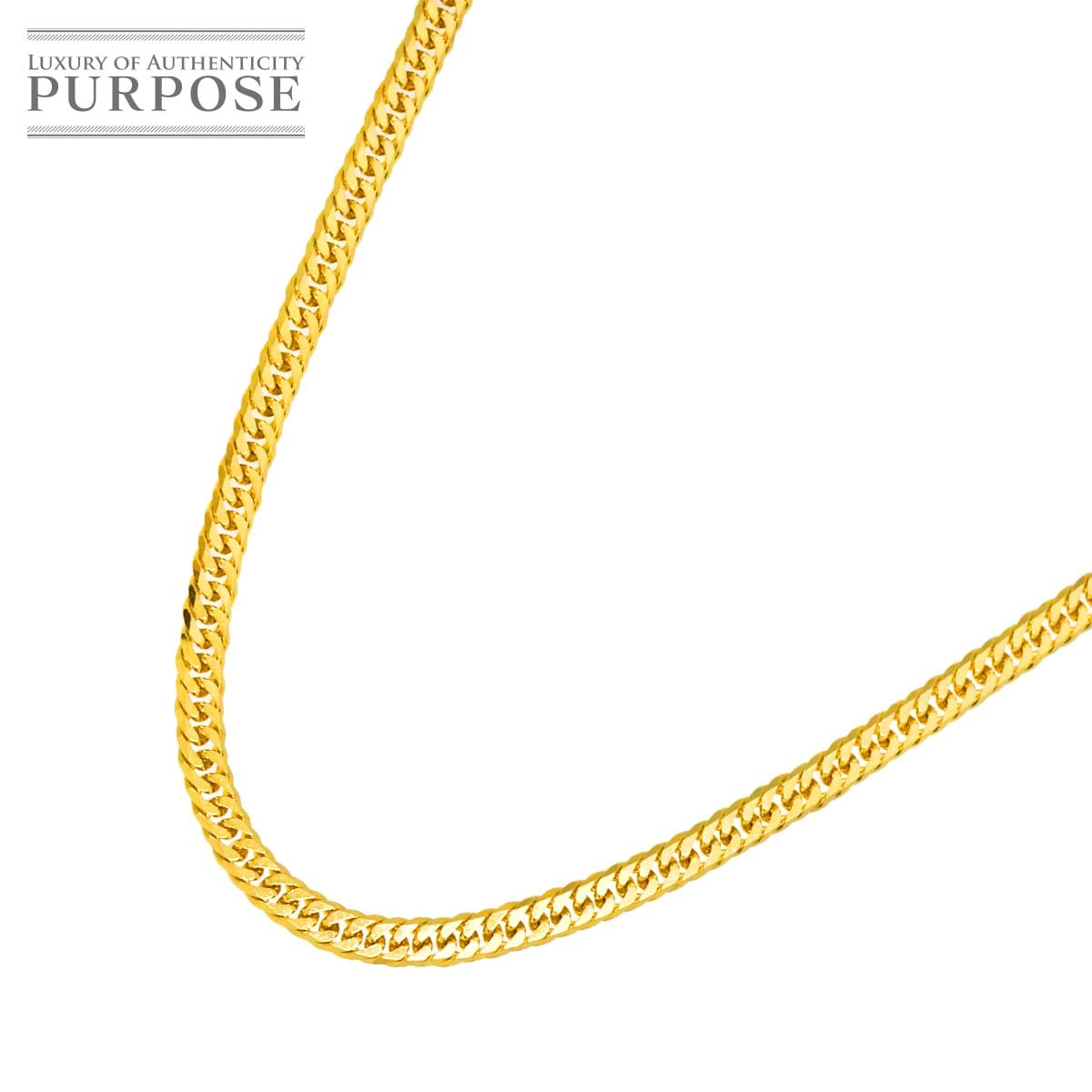 K18 喜平 ネックレス 50cm 6面ダブル 10.1g 幅2.5mm イエローゴールド 750 キヘイ kihei necklace 90322765