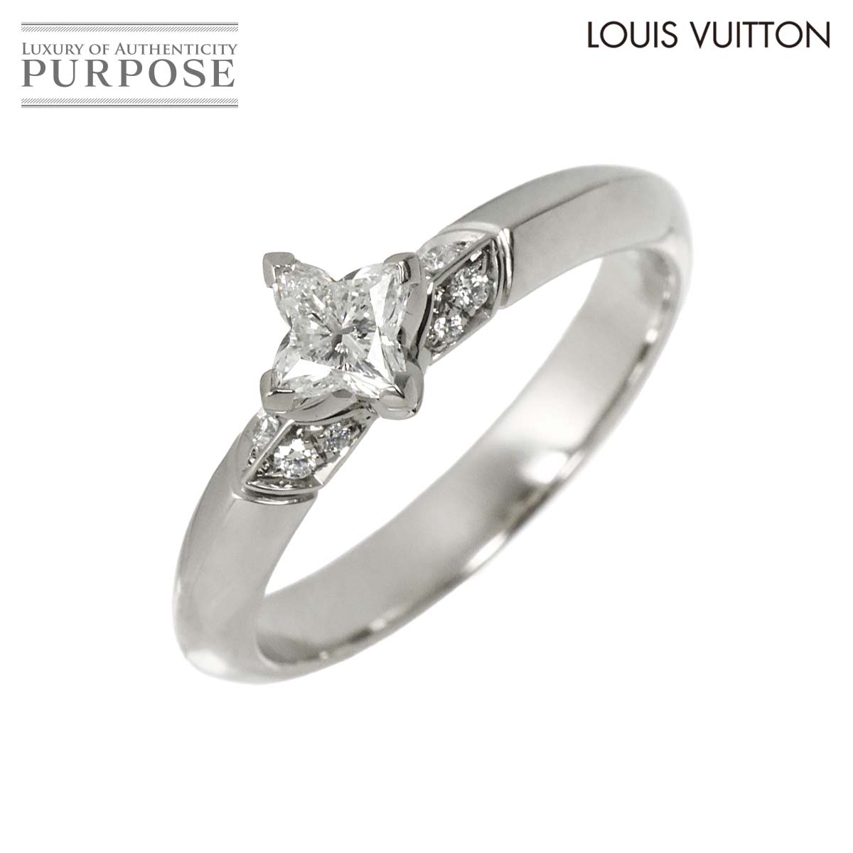 LOUIS VUITTON ソリテール スター #51 リング ダイヤ Pt プラチナ 指輪 Diamond Ring【証明書付き】ルイ ヴィトン 90317803