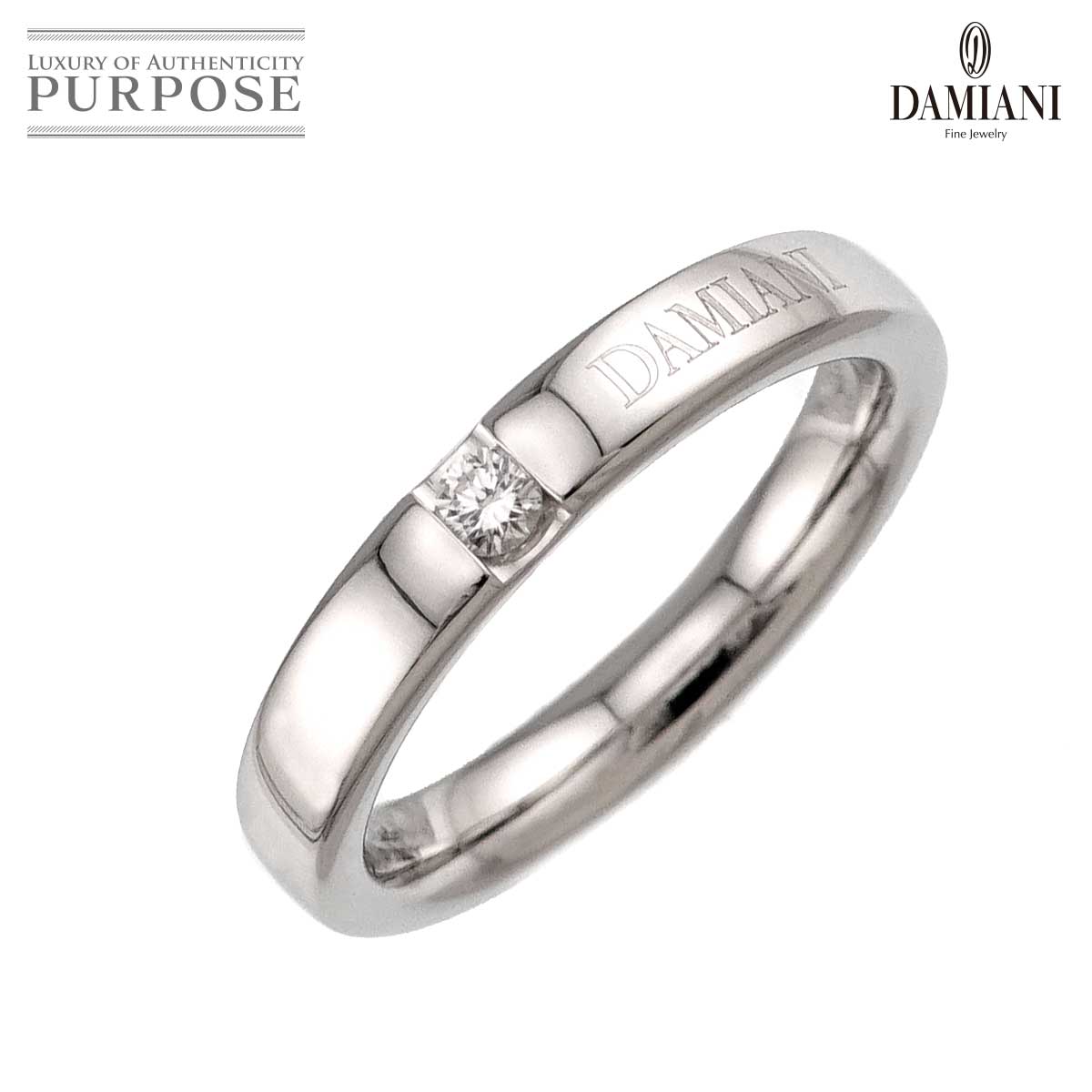 DAMIANI ル・フェディ 15号 リング ダイヤ K18 WG ホワイトゴールド 750 指輪 Diamond Ring【証明書付き】ダミアーニ 90317593