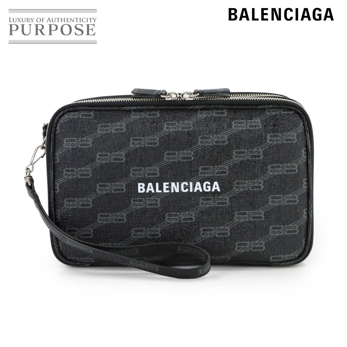 BALENCIAGA 【バレンシアガ】ショルダーバッグ ブラック 正規品⭐️美品⭐️ BALENCIAGA（バレンシアガ） ショルダーバッグ EXPLORER POUCH STRAP