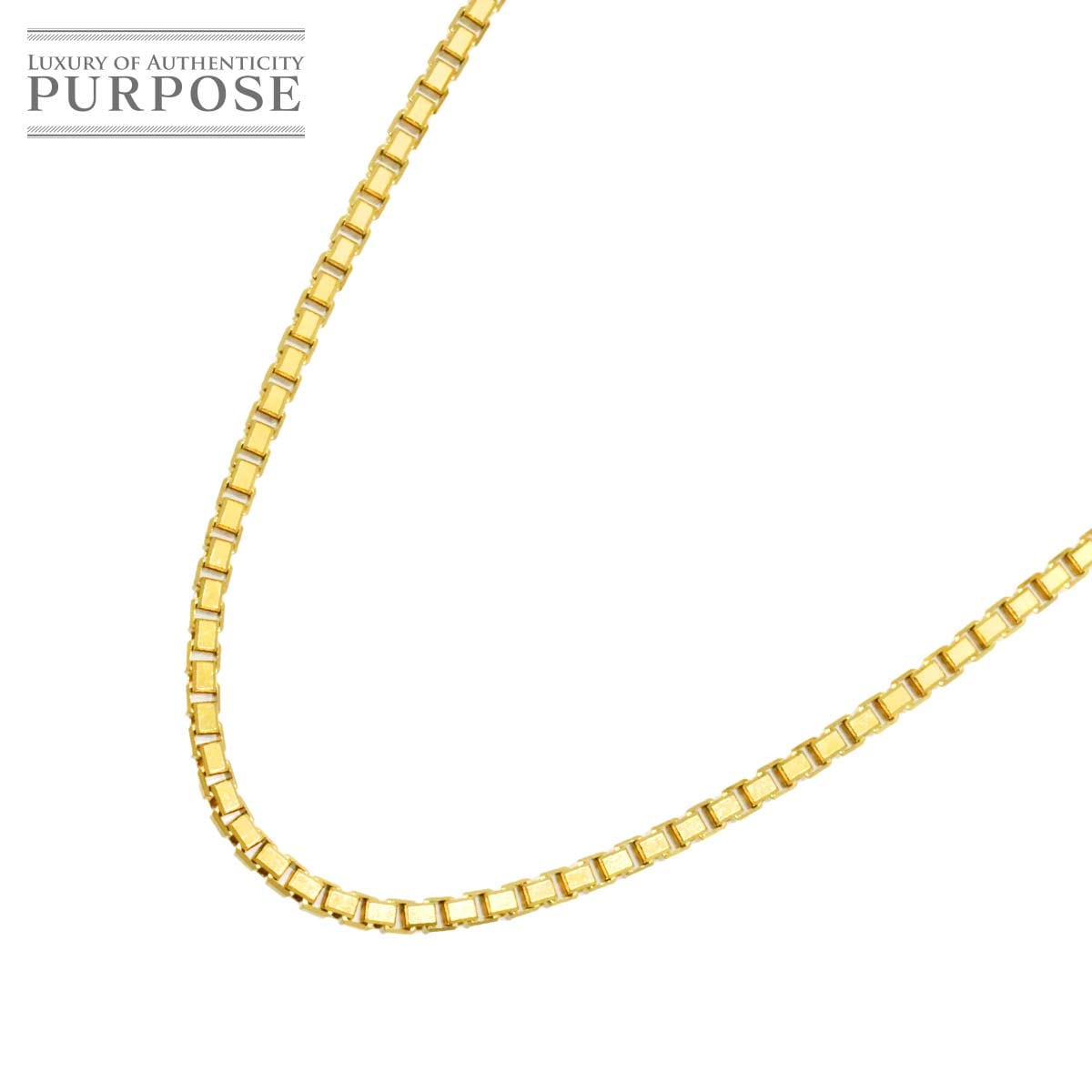 K18 YG ベネチアン ネックレス 60cm イエローゴールド 750 Necklace 90321779