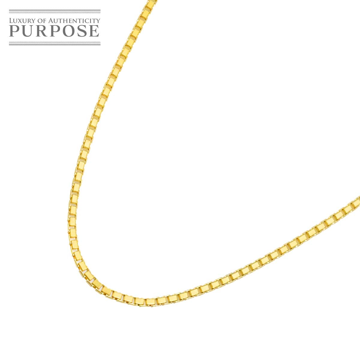 K18 YG ベネチアン ネックレス 40cm イエローゴールド 750 Necklace 90322759