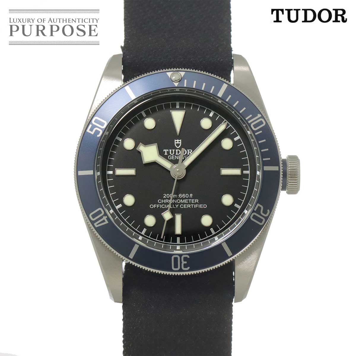 TUDOR ヘリテージ ブラックベイ 79230B メンズ 腕時計 ブラック オートマ 自動巻き ウォッチ チューダー チュードル 90322901