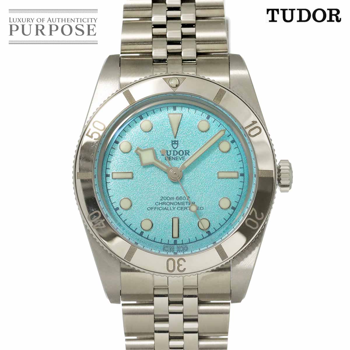 TUDOR ブラックベイ 54 79000 メンズ 腕時計 ラグーンブルー オートマ 自動巻き ウォッチ Black Bay チューダー チュードル 90323321