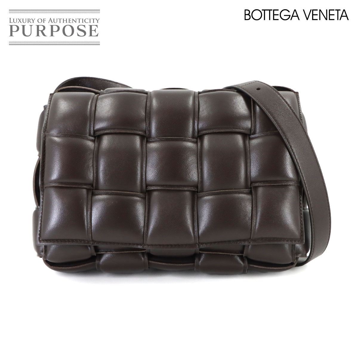 BOTTEGA VENETA イントレチャート ワンショルダー バッグ レザー