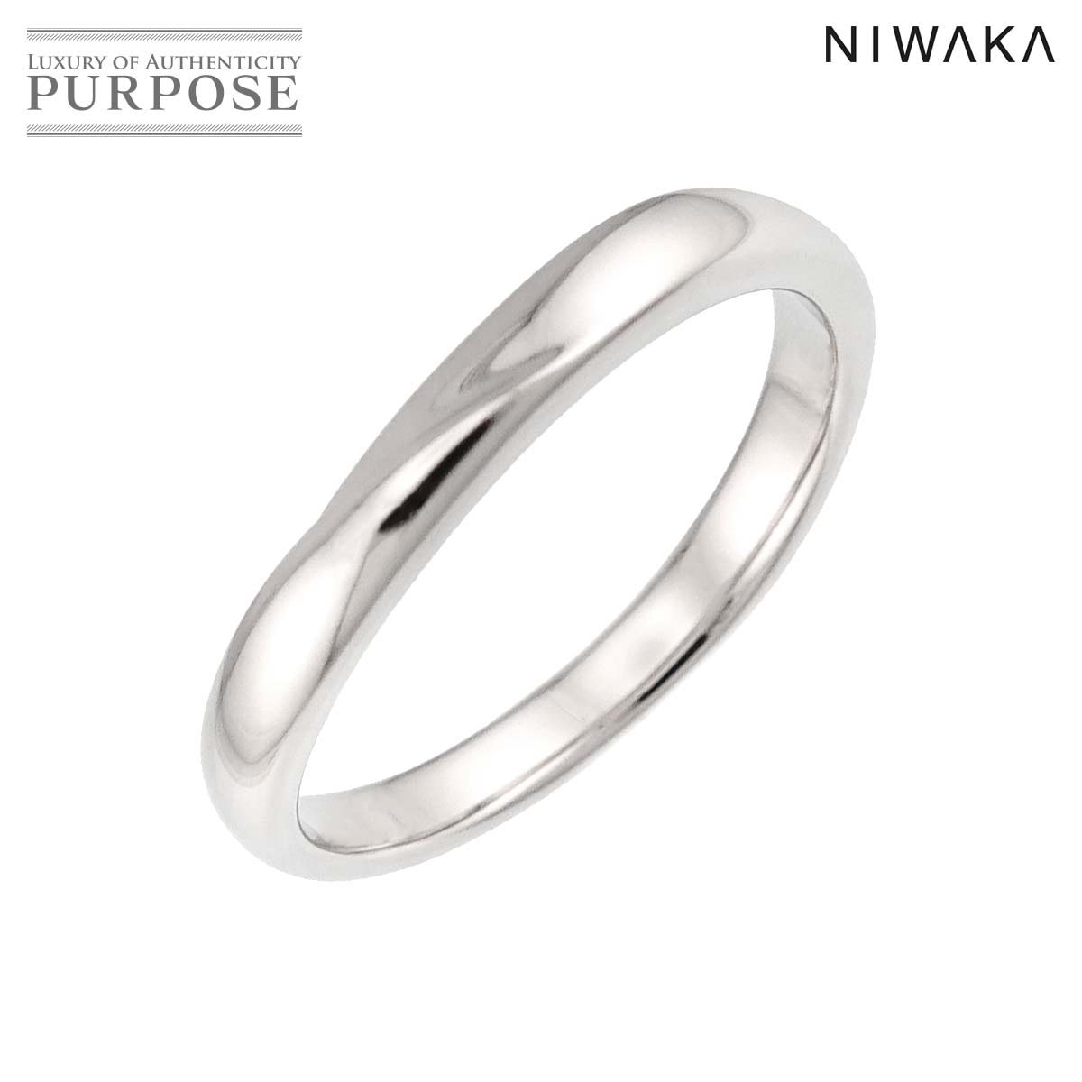 NIWAKA ニワカ 雪佳景 18号 リング Pt プラチナ 指輪 Ring 俄 90318792