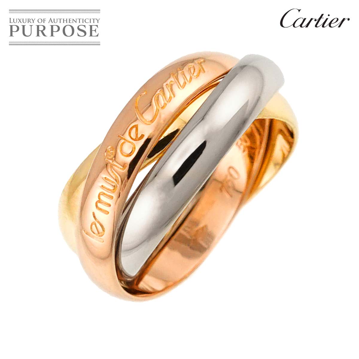 Cartier ダムール フル ダイヤ #48 リング Pt プラチナ 指輪 d Amour