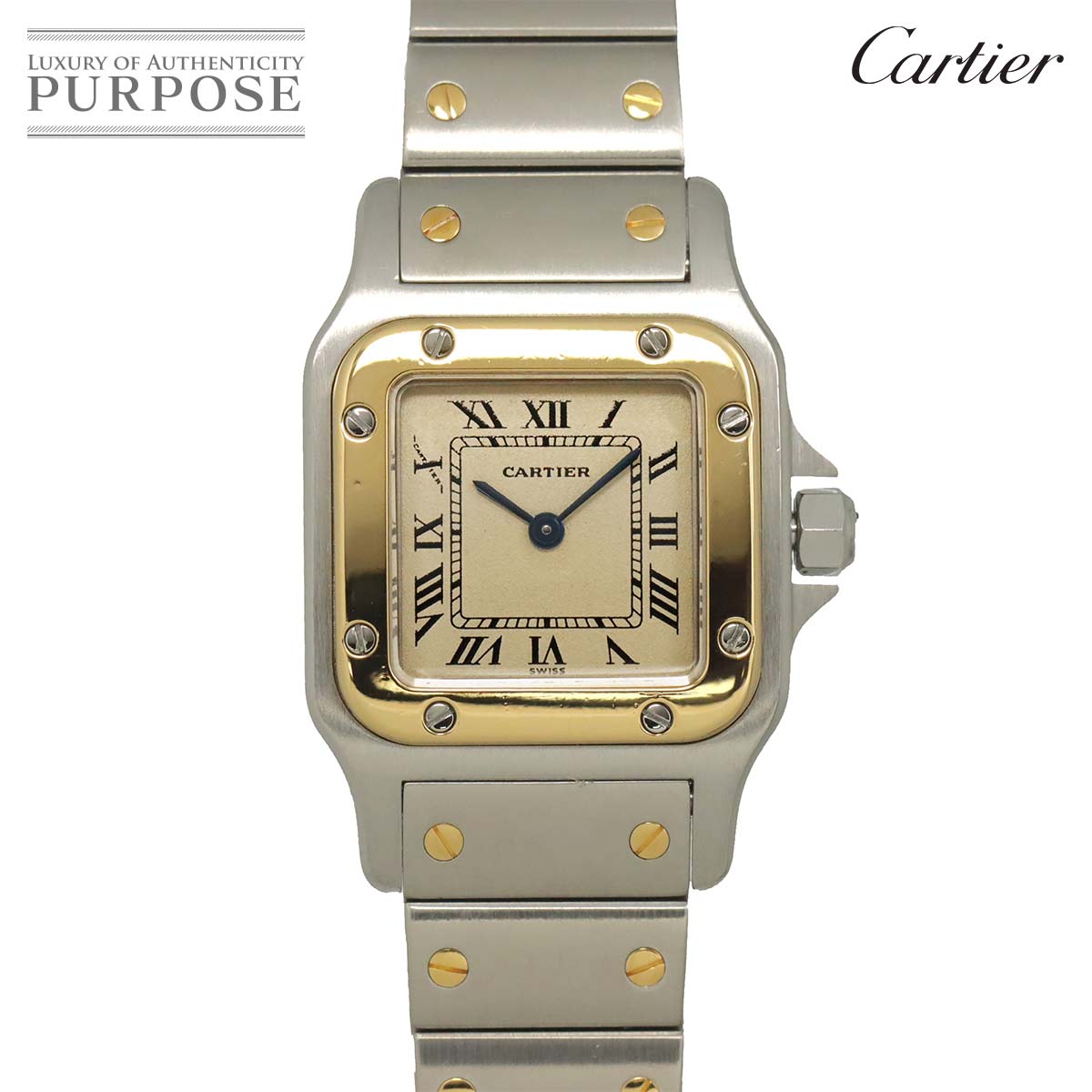 Cartier バロンブルー SM 28mm コンビ W6920034 レディース 腕時計