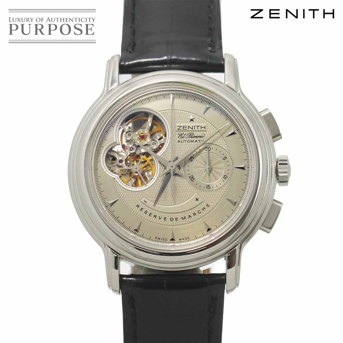 ゼニス ZENITH デファイ ミッドナイト 16 9200 670 ベゼルダイヤ レディース 腕時計 デイト 11P ダイヤ 自動巻き Defy 90310619 ZENITH デファイ ミッドナイト 16 9200 670 ベゼルダイヤ レディース