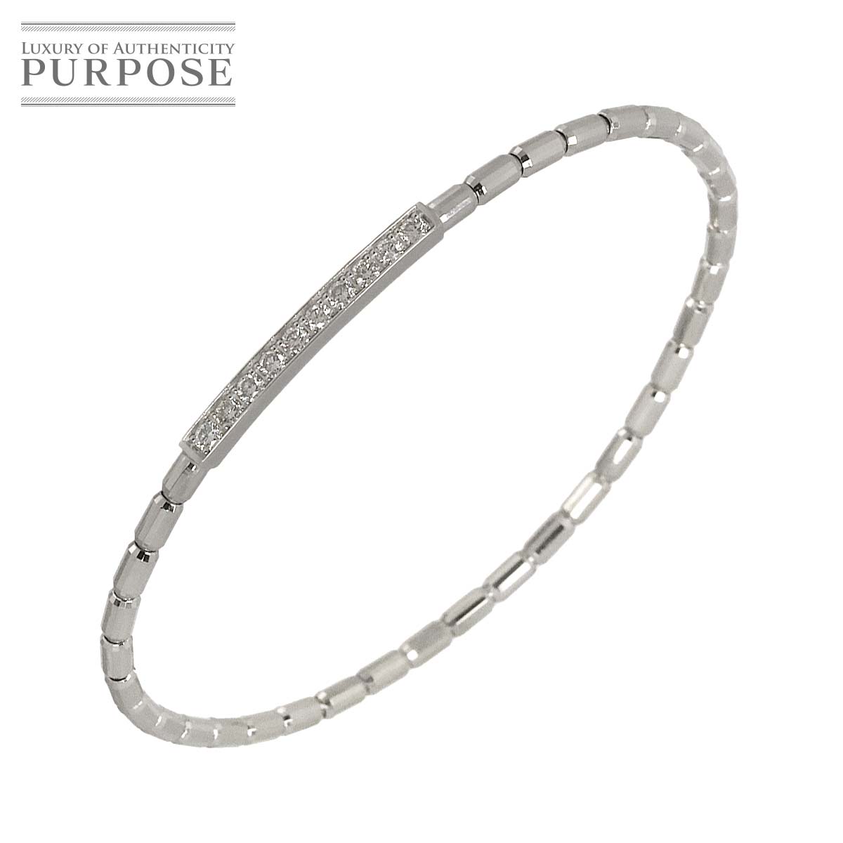 ダイヤ 0.30ct ブレスレット 16.5cm フリーサイズ Pt プラチナ Diamond Bracelet 90320360