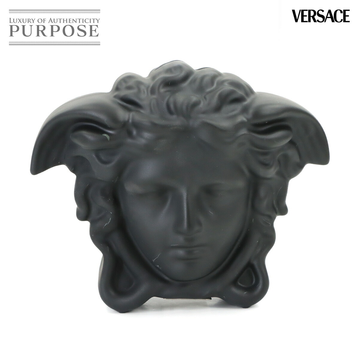 VERSACE ローゼンタール ブレイク ザ バンク 貯金箱 マネーボックス 陶器 ブラック 14469 インテリア Break the Bank ヴェルサーチェ 90322658