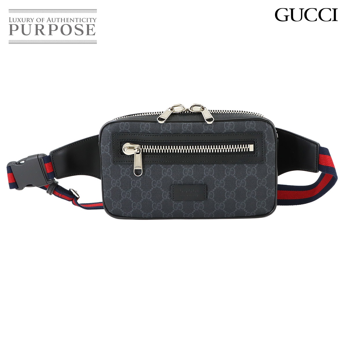 GUCCI GG総柄スプリーム レザー ベルトバッグ GGスプリームベルトバッグ | 493930 | ウエストバッグ | GGスプリーム