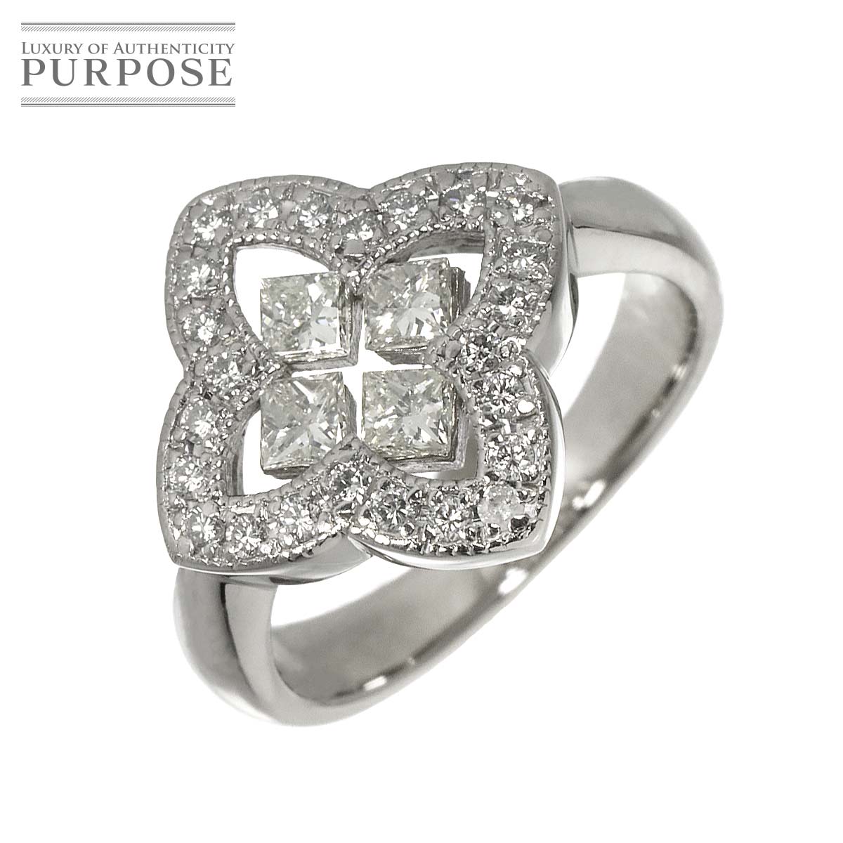 リング 13号 ダイヤ 0.30ct Pt プラチナ 指輪 Diamond Ring 90313263