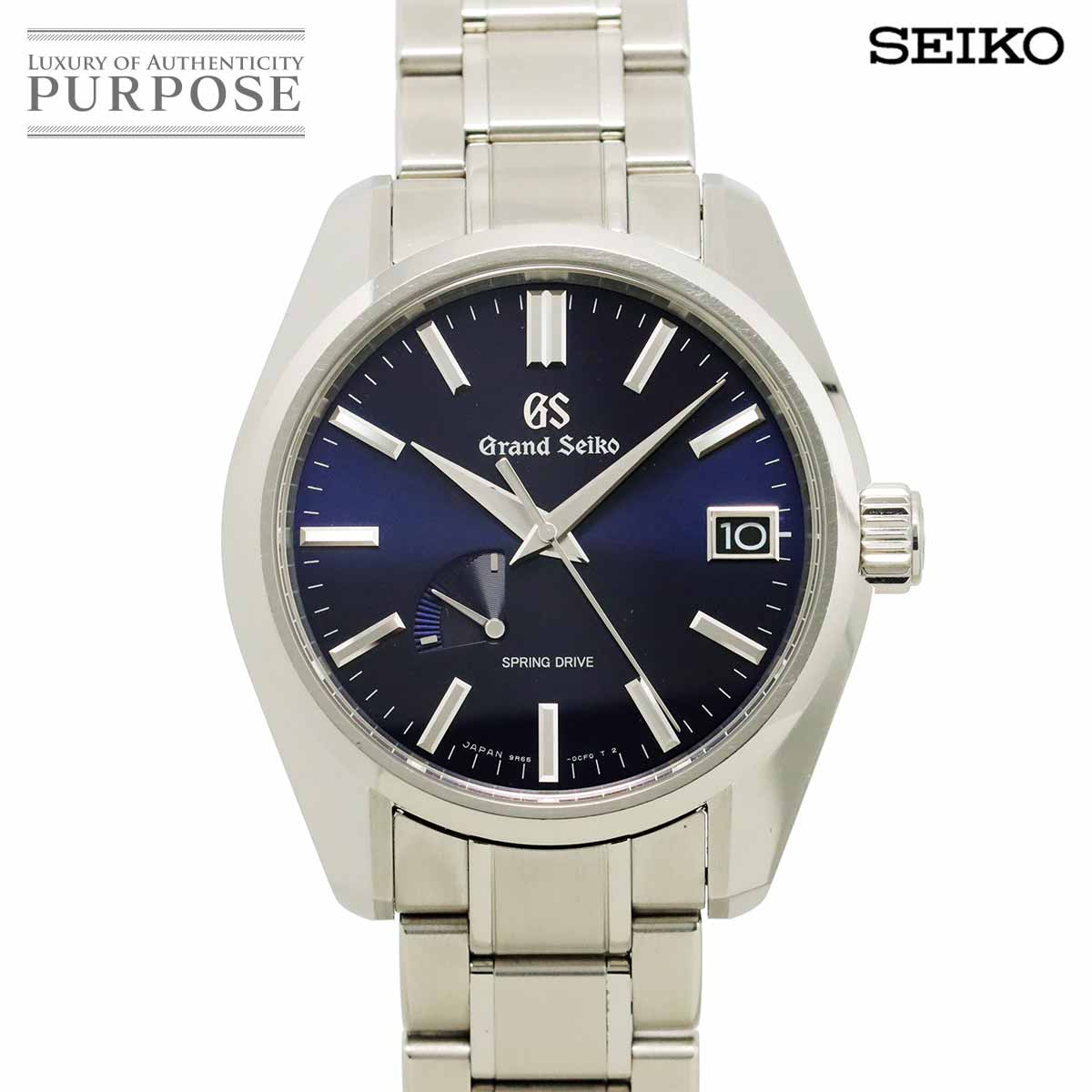 GRAND SEIKO スプリングドライブ SBGA375 マスターショップ限定 メンズ 腕時計 9R65 0CV0 デイト パワーリザーブ 自動巻き Spring Drive グランドセイコー 90323317
