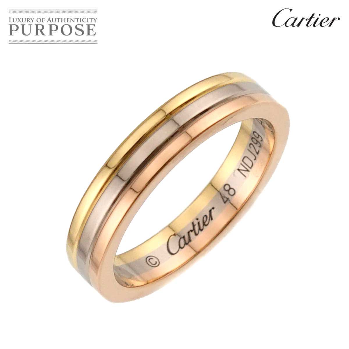 Cartier ラブ クラシック #48 リング K18 WG ホワイトゴールド 750