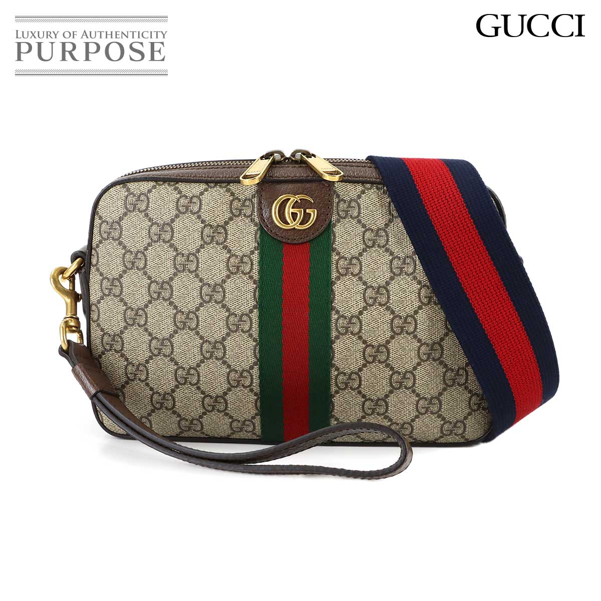 GUCCI オフィディア GGキャンバスチェーンショルダーバッグ クラッチバッグ GUCCI（グッチ） バッグ レディース ブランド チェーンショルダー