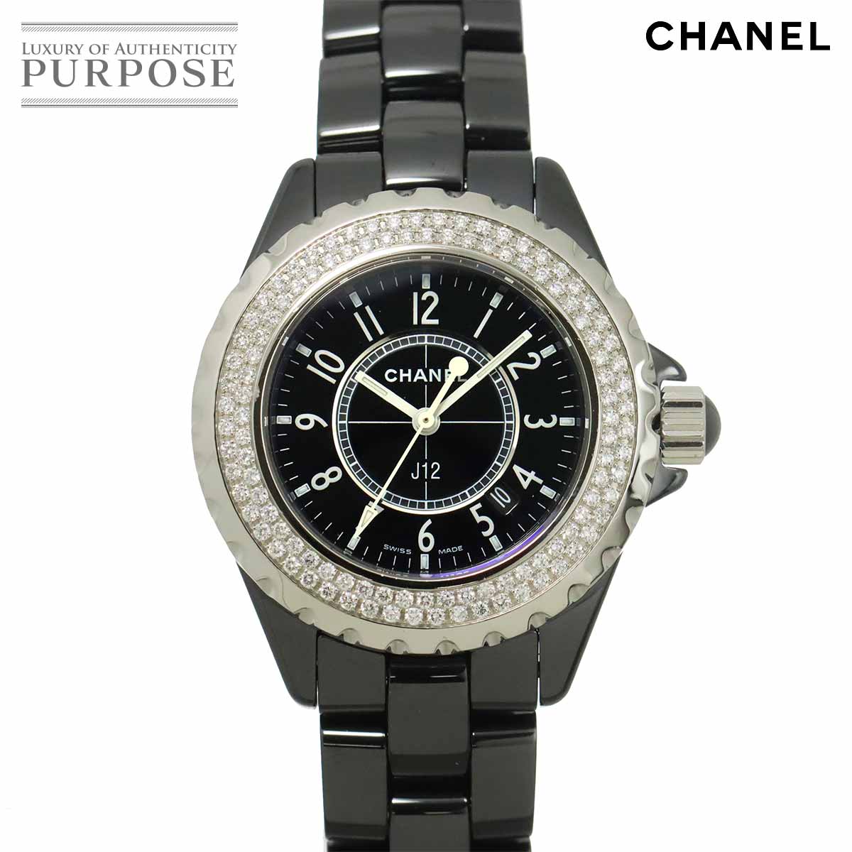 CHANEL プルミエール H3251 レディース 腕時計 ホワイトシェル