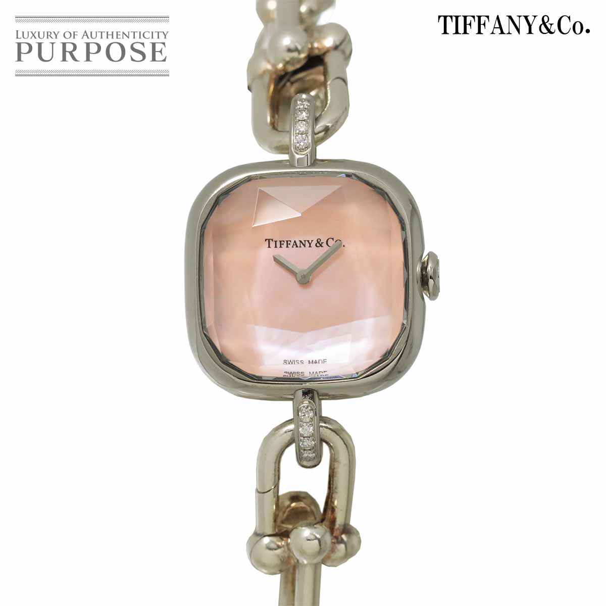 ティファニー TIFFANY&Co. アトラス クロノグラフ ハートデイト Z1301 32 11A10A71A レディース 腕時計 クォーツ Atlas 90319623 TIFFANY&Co. アトラス クロノグラフ ハートデイト Z1301 32 11A10A71A