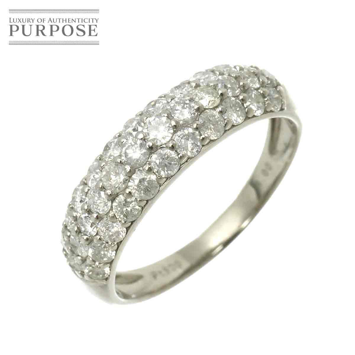 リング 11号 ダイヤ 1.00ct Pt プラチナ 指輪 Diamond Ring 90320379