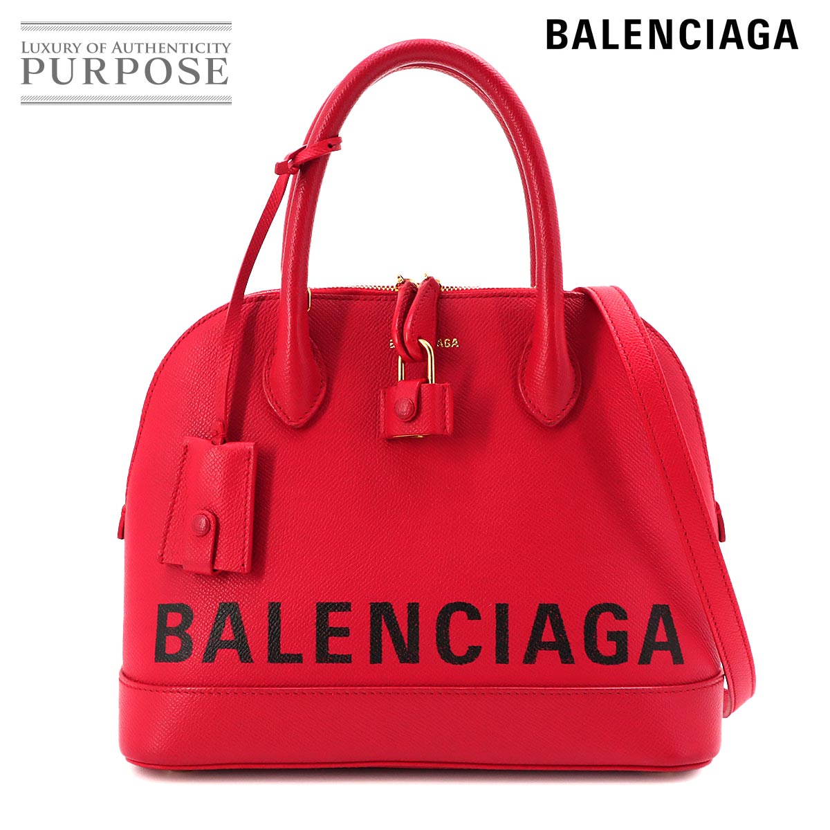 BALENCIAGA アワーグラス XS 2way ハンド ショルダー バッグ レザー