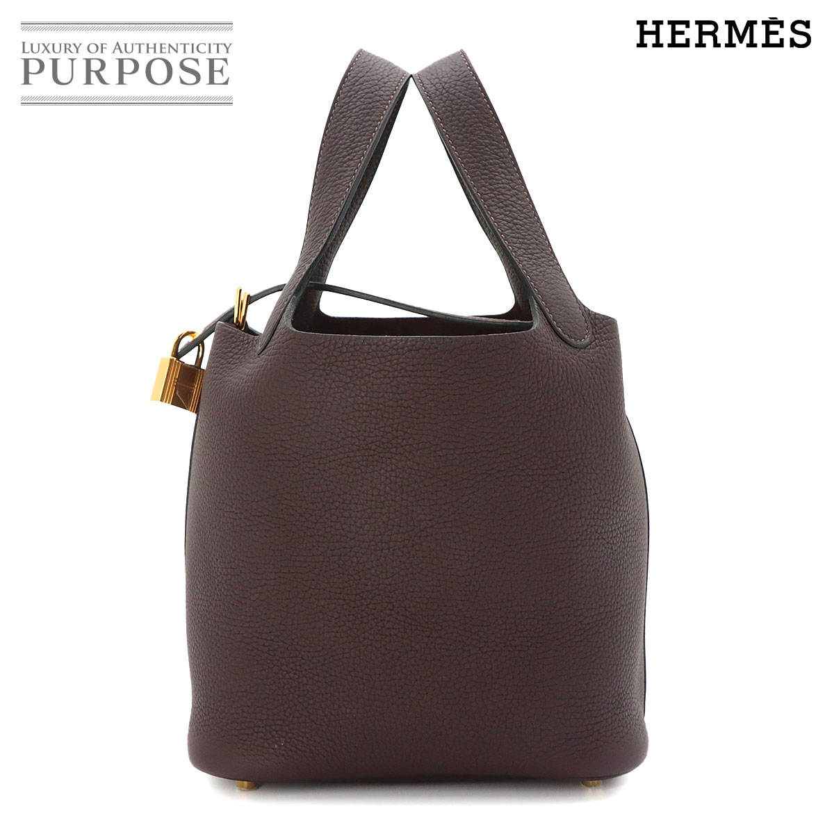 HERMES エブリン アマゾン TPM マキシ カドリーユ ショルダー バッグ