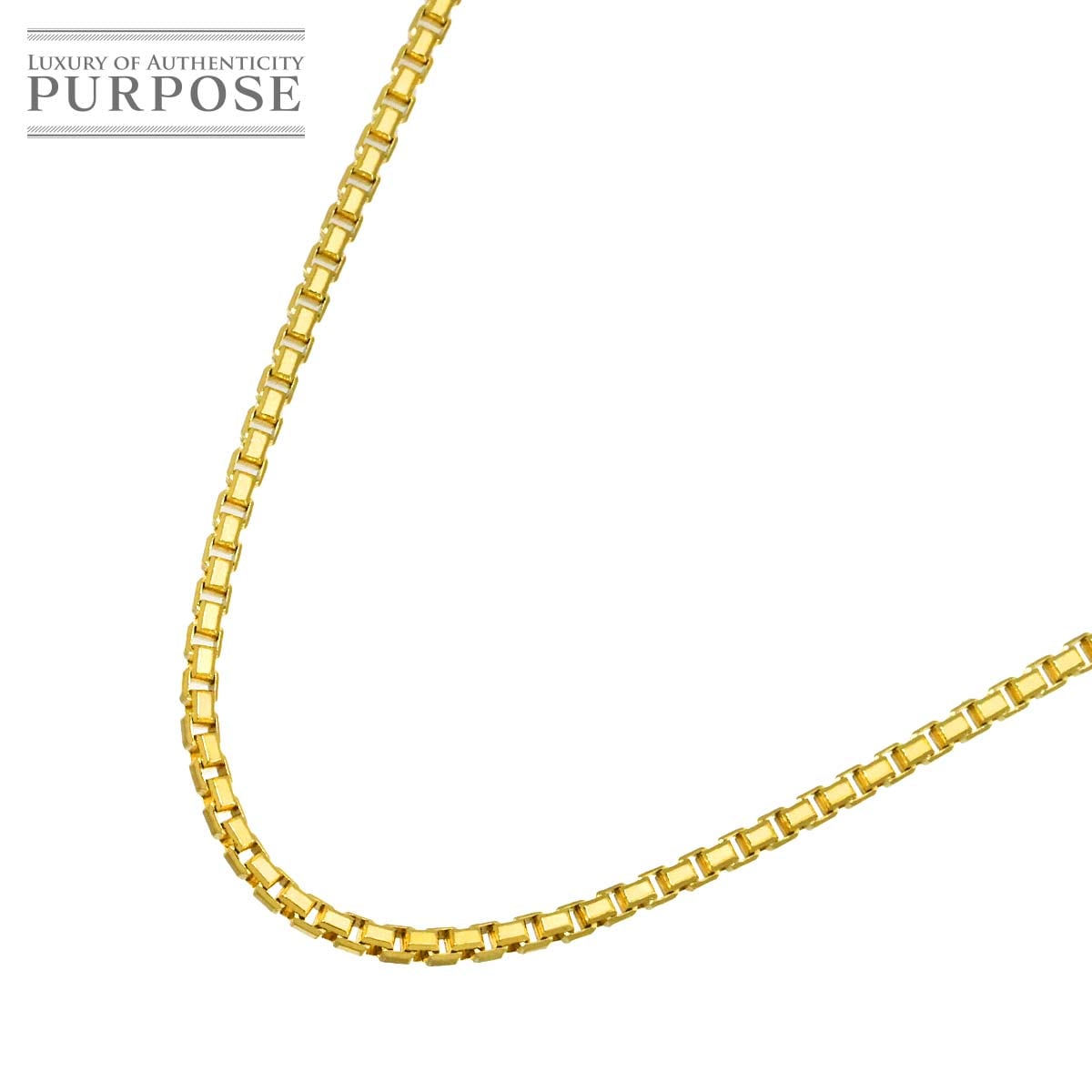 K18 YG ベネチアン ネックレス 43.5cm イエローゴールド 750 Necklace 90325425